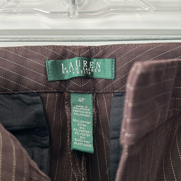 Lauren Brown Pinstriped pants - Picture 3 of 7